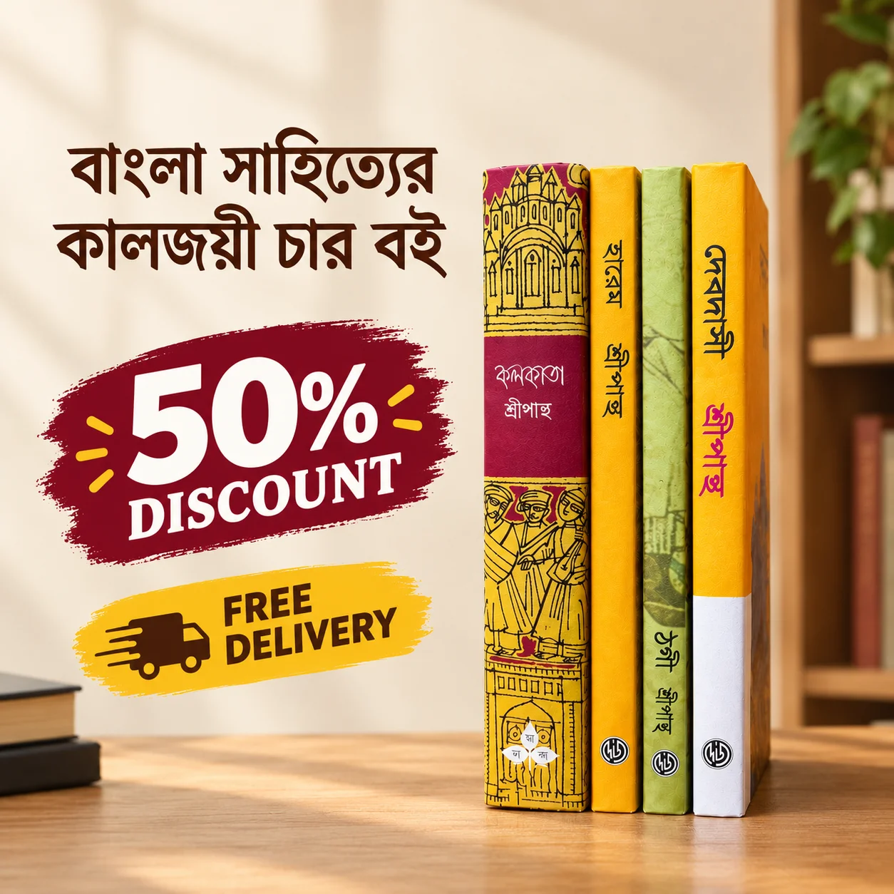 শ্রীপান্থ বেস্টসেলিং প্যাকেজ (৪টি বইয়ের সেট)