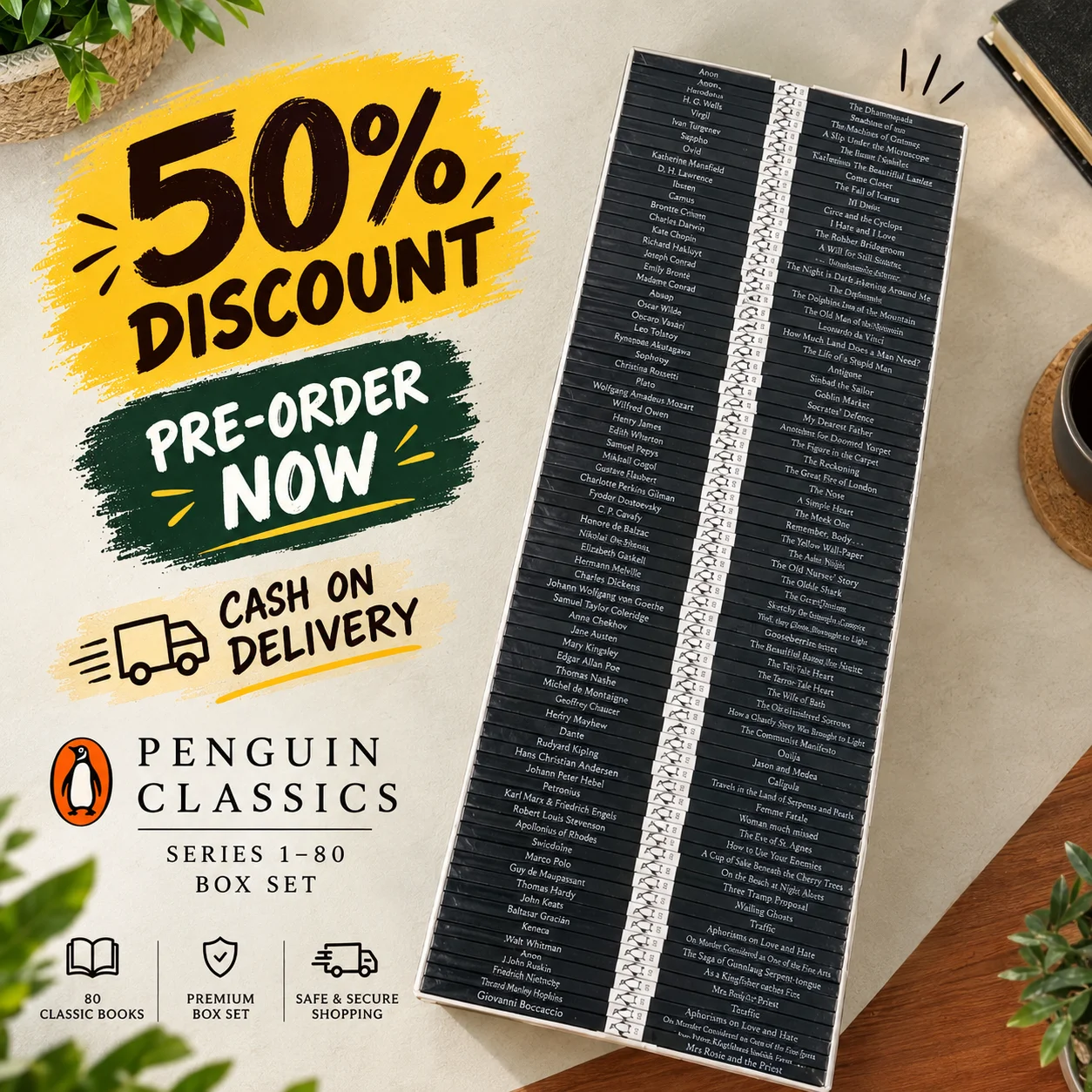 Penguin Classics Series 1-80 Box Set